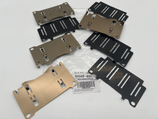 Kit de cales anti grincement / antibruit plaquettes de frein avant HDJ100