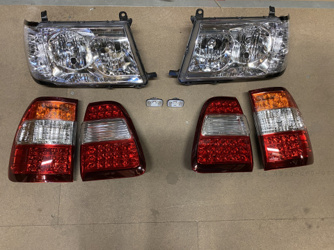 Pack complet feux cristal leds Land Cruiser HDJ100 1998-2003