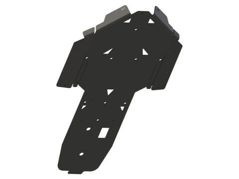 Ski de protection intégral en PEHD de 10mm pour Polaris RZR 1000 2 places N4-Offroad