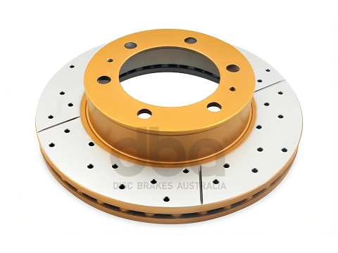 Disque frein avant rainuré percé DBA Toyota Hilux Vigo Ø297mm