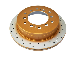 Disque frein arrière rainuré percé DBA Toyota Land Cruiser KDJ15
