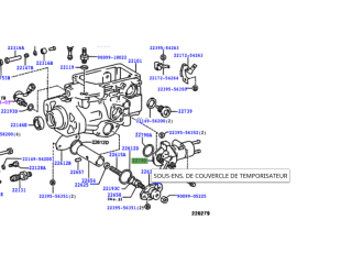 Couvercle temporisateur surcaleur de pompe à injection 2LT2