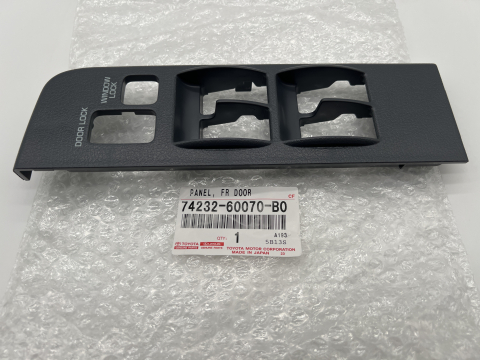 Entourage bloc interrupteur accoudoir panneau porte conducteur gris HDJ80 24s