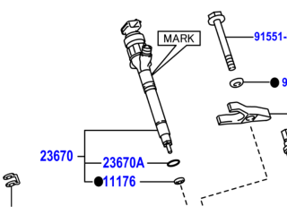 Injecteur NEUF Toyota VDJ200 Euro5 272cv 2012+