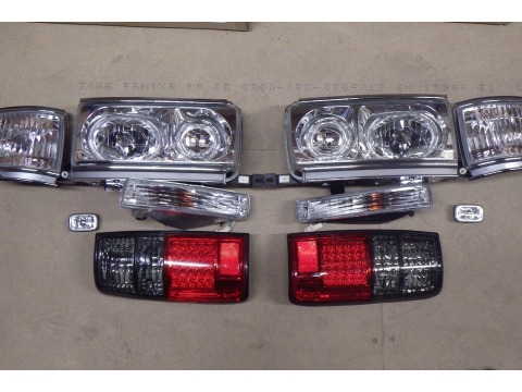 Pack complet feux cristal Land Cruiser HDJ80