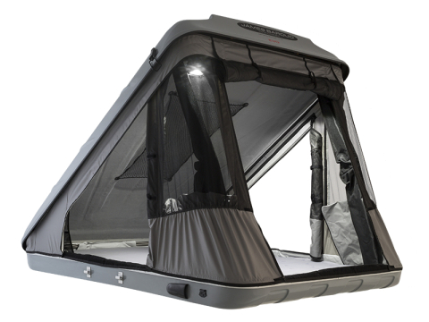 Tente de toit Discovery M EVO Aluminium gris