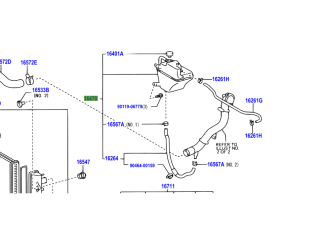 Vase d'expansion liquide de refroidissement KDJ12 166cv 173cv