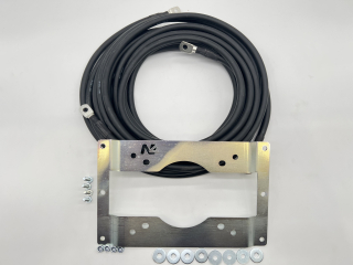 Kit support spécifique de fixation déport 3 mètres pour boitier relais de treuil Warn VR Evo Zeon Tabor N4-Offroad