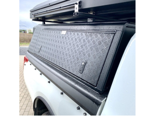 Hardtop Explorer noir strié Mitsubishi L200 / Fiat Fullback 2016+ double cabine Alu-Cab