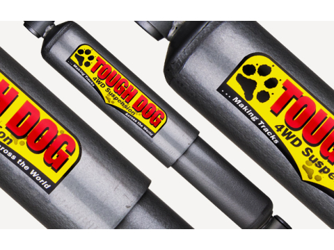 Paire amortisseurs arrière Tough Dog Ralph +50mm Land Cruiser HZJ78 HZJ79
