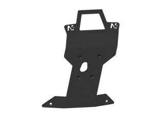 Ski sabot de protection avant en aluminium de 6mm pour Polaris RZR 800 N4-Offroad
