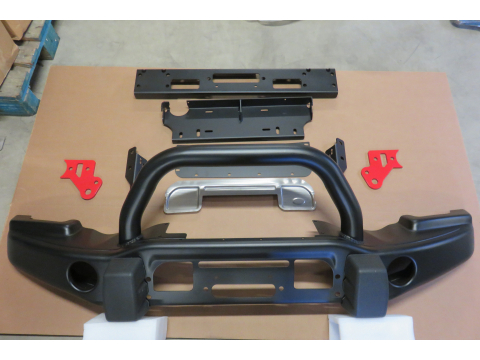 Pare chocs avant AEV avec Abar pour Jeep Wrangler JK - noir