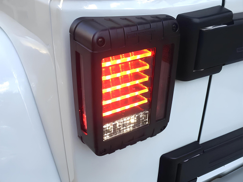Feux arrière à leds version europe pour Jeep Wrangler JK - la paire