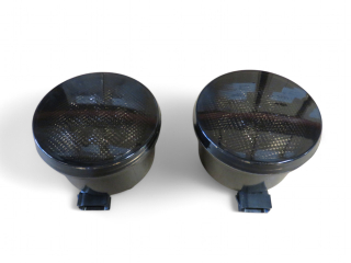 Feux clignotants fumés leds de calandre pour Jeep Wrangler JK - la paire