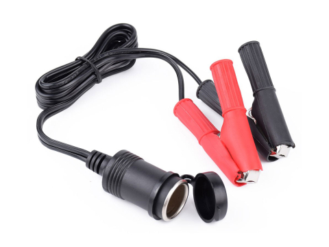 Prise allume cigare femelle avec pinces batterie Engel