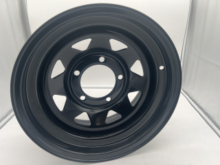 Jante acier Triangular noire 7X15 5x139.7 ET-6 CB108 Suzuki Jimny & Samurai