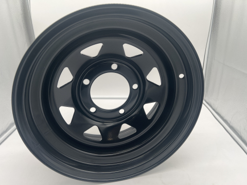 Jante acier Triangular noire 7X15 5x139.7 Suzuki Jimny & Samurai