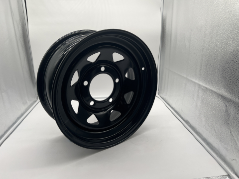 Jante acier Triangular noire 7X16 5x150 Toyota HZJ78 HZJ79 N4-Offroad