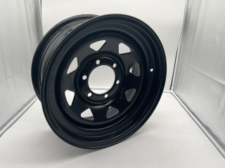 Jante acier Triangular noire 7X16 6x139.7 ET0 CB110 pour Nissan Toyota Ford Mitsubishi