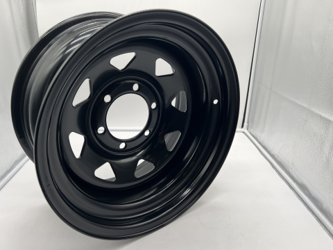 Jante acier Triangular noire 8X16 6x139.7 Land Cruiser Patrol Pajero N4-Offroad