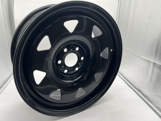 Jante acier Triangular noire 7x17 6x114.3 ET20 CB66.1 pour Nissan Navara D23 Mercedes Classe X Renault Alaskan N4-Offroad