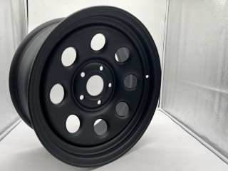 Jante acier Soft8 noire mat 8X17 5X127 CB71.6 ET10 Jeep Wrangler JK JL