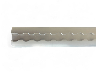 Rail arrimage Aero semi circulaire aluminium anodise 2000m