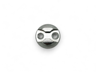 Plaquette simple ancrage Aero aluminium anodise