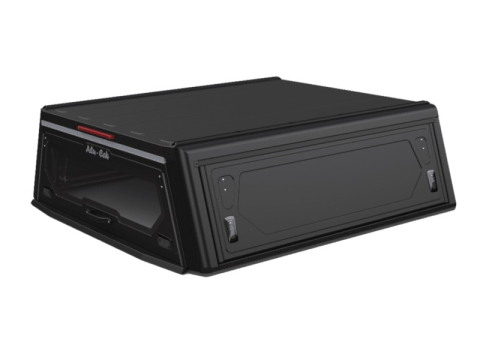 Hardtop Contour noir lisse sans fenêtre latérale pour Isuzu D-Max 2020+ double cabine Alu-Cab