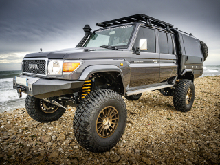 Kit complet adaptateurs réductés pour modification pont portique Werewolf Land Cruiser Série 7 après 1999