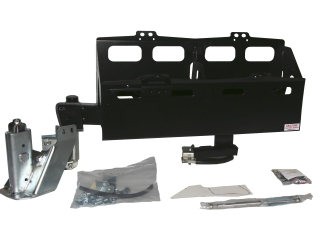 Porte jerrycan double côté gauche pour pare chocs arrière Kaymar sur Toyota Land Cruiser VDJ200