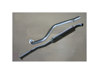 Intermediaire 2 parties avec silencieux sport Tecinox Toyota Hilux Revo 2.4/2.8L D4D