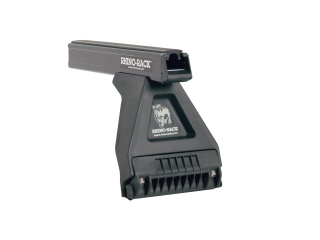 Kit 1 barre de toit noire Heavy Duty 1500mm avec pied RCL150