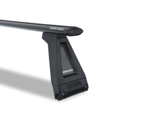Kit 2 barres de toit noire Vortex 1370mm avec pieds RL210