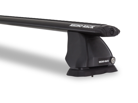 Kit 2 barres de toit noire Vortex 1370mm pied 2500 FMP Mitsubishi Outlander Gen III 2012-2022