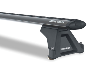 Kit 2 barres de toit noireVortex 1500mm avec pieds RLTF Mercedes Benz Vito Gen I 1998-2004