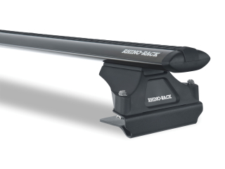 Kit 2 barres de toit noire Vortex 1500mm avec pieds RLTP Renault Master X62 L2H2-L3H2 2011-