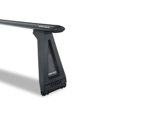 Kit 3 barres de toit 1500mm noire Vortex avec pieds RL280 Mitsubishi L300 Express 1980-2013