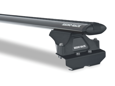 Kit 2 barres de toit noire 1800mm Vortex avec pieds RLTP Fiat Ducato Gen II & III