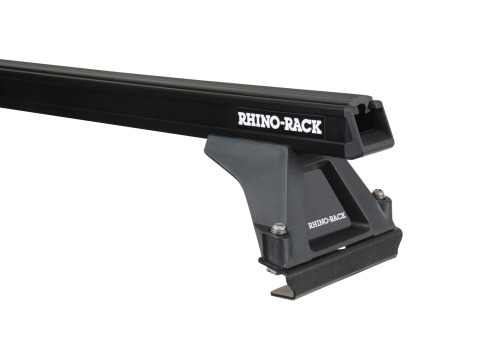 Kit 2 barres de toit avant/milieu noire 1500mm Heavy Duty avec pieds RLTF Hyundai iLoad 2008-2021