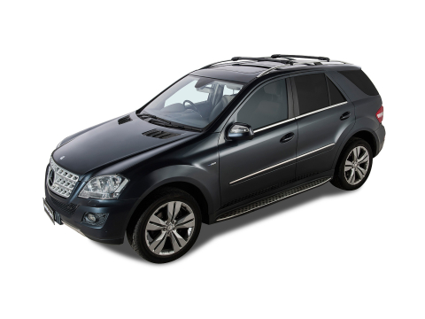 Kit 2 barres de toit noire Vortex montage StealthBar Mercedes Benz M Class W164 2005-2012