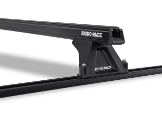 Kit 2 barres de toit noire 1250mm Heavy Duty RLTP Trackmount Toyota Tarago 1990-2000