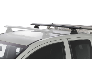 Kit 1 barre de toit arrière noire Vortex 1260mm RLT600 Ditch Mount Mitsubishi L200 Gen V MQ/MR 2015-