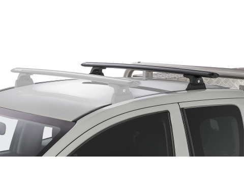 Kit 1 barre de toit arrière noire Vortex 1260mm RLT600 Ditch Mount Mitsubishi L200 Gen V MQ/MR 2015-