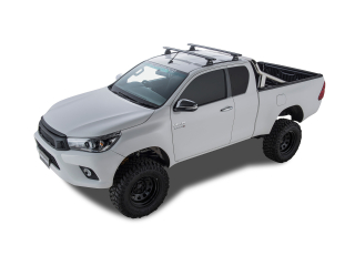 Kit 2 barres de toit Vortex 1260mm avec pieds RLT600 Toyota Hilux Revo Xtra Cabine 2015+