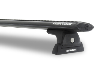 Kit 3 barres de toit noire Vortex 1500mm avec pieds RLT600 Volkswagen Multivan T6 2015-