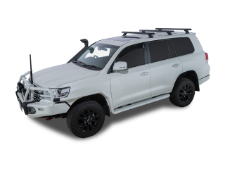 Kit 3 barres de toit noire 1375mm Heavy Duty avec pieds RCH Toyota Land Cruiser série 200 2007-2021