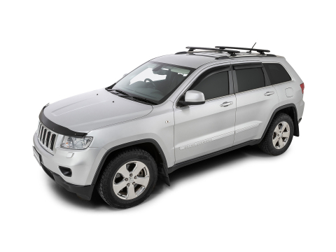 Kit 2 barres de toit noire Vortex 1260mm RCL Jeep Grand Cherokee WK2 2011-2022