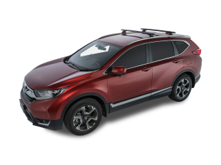 Kit 2 barres de toit noire Vortex 1260mm RCL Honda CR-V Gen V 2017-2023