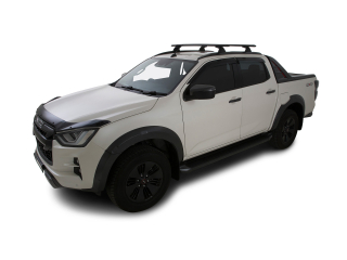Kit 2 barres de toit noire Vortex 1260mm RCL Isuzu D-Max Gen III (X-Terrain) 2020-